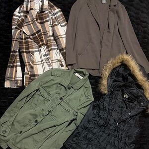 Women's Green Military Jacket